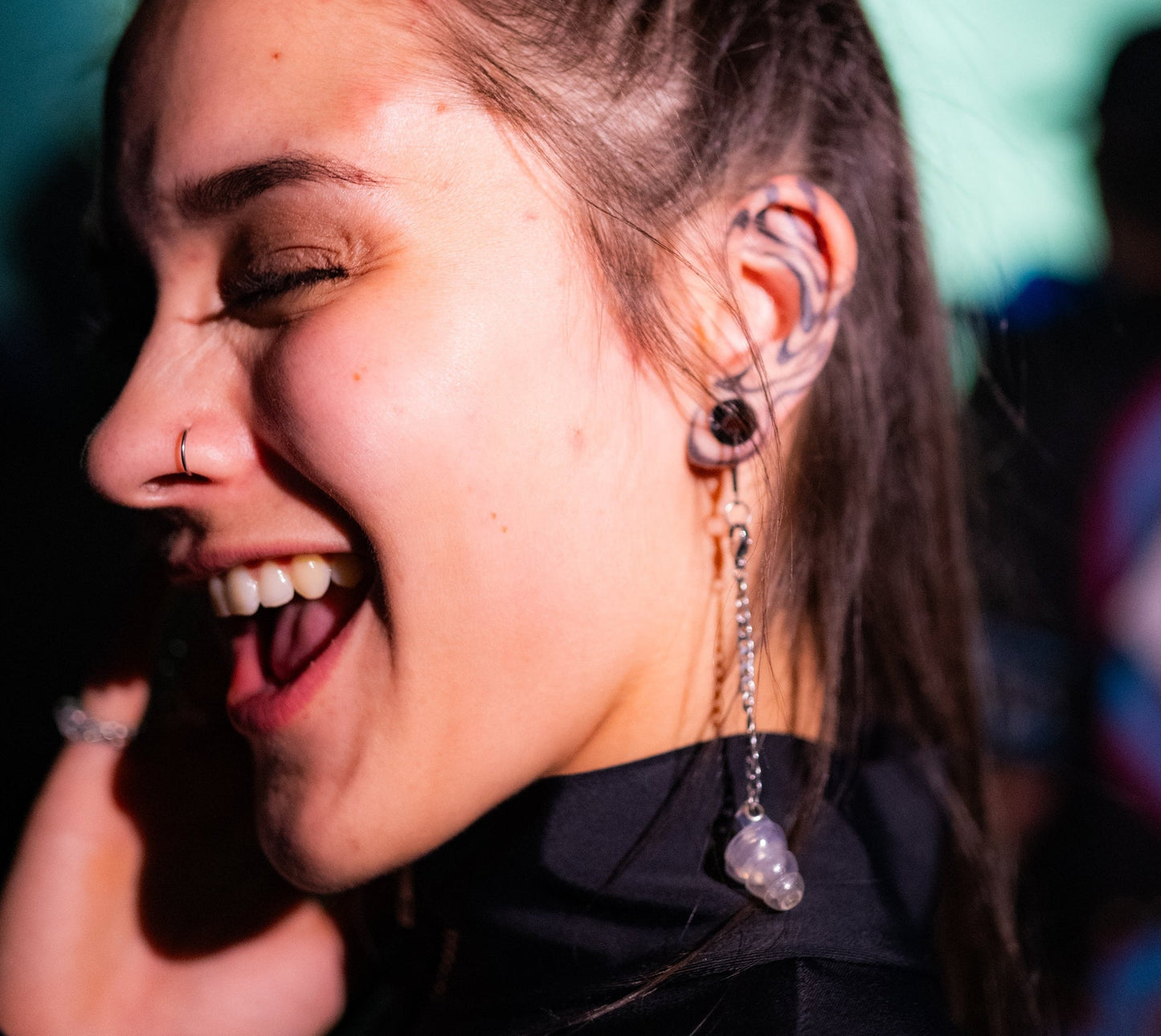 HearRingz Earplug Earring Attachments + Eargasm High Fidelity Earplugs - HearRingz