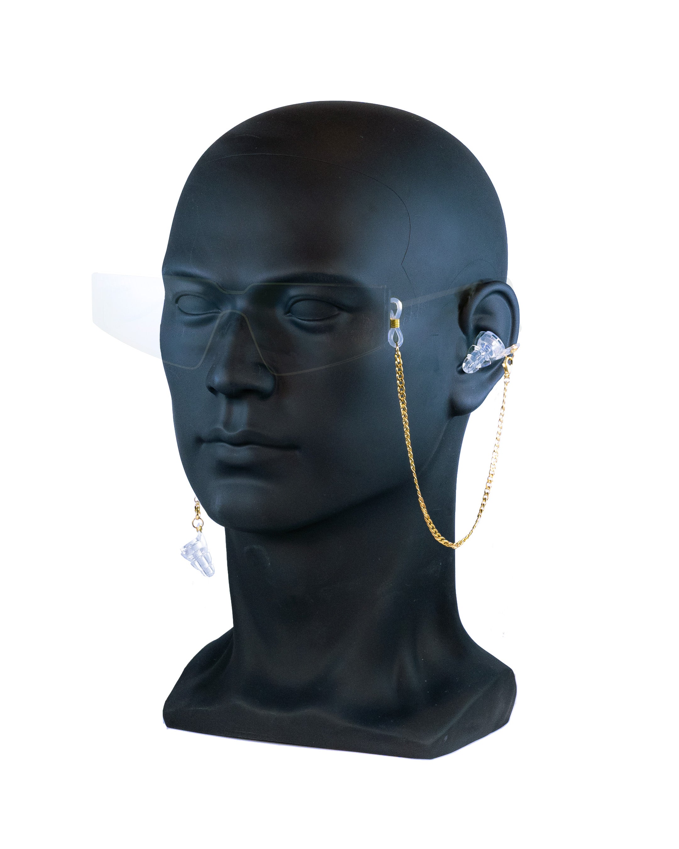 Gold HearRingz Earplug Glasses Attachments