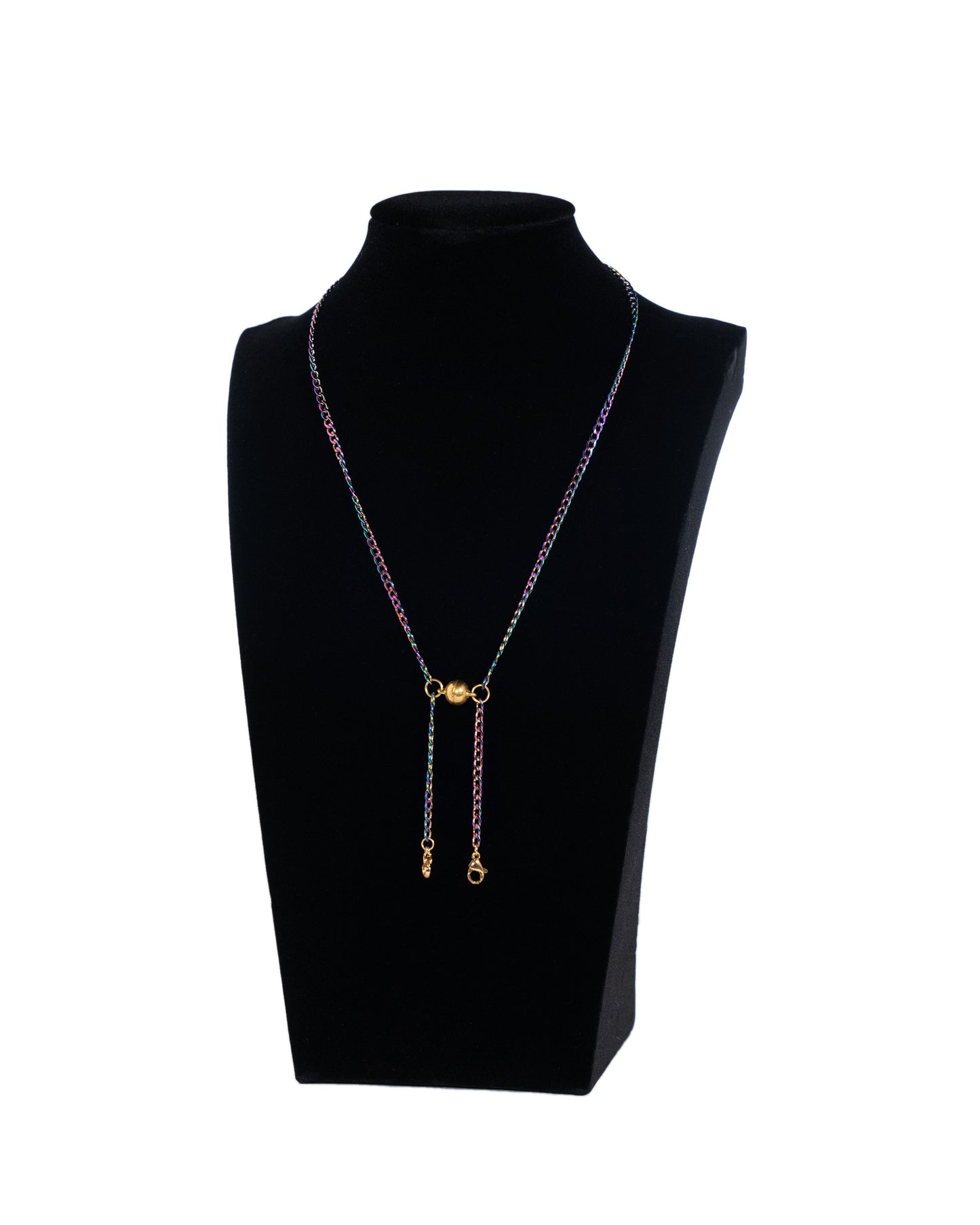 Rainbow Magnetic Clasping Earplug Necklace Attachment