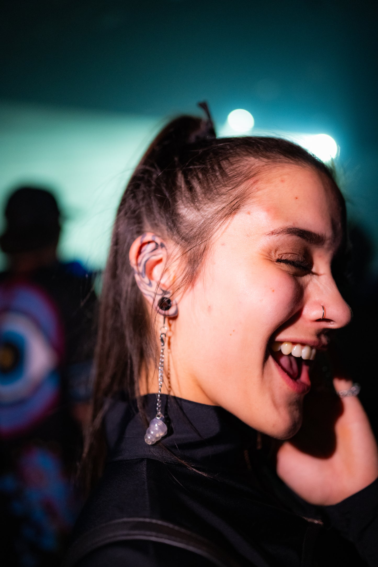 Earplug Earrings High Fidelity HearRingz - Black & Gold