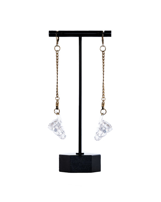Earplug Earrings High Fidelity HearRingz - Gold