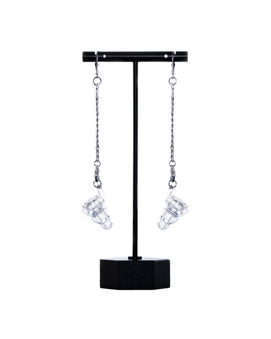 Earplug Earrings High Fidelity HearRingz - Silver